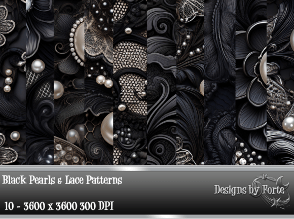 Black Pearls Lace Patterns: Elevating Your Craft Projects with Digital Elegance