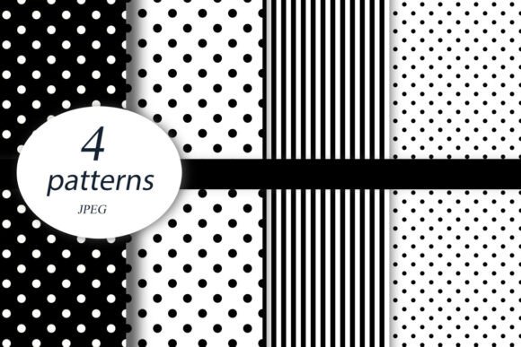 Black White Polka Dot,stripes Patterns: A Strategic Approach to Visual Design