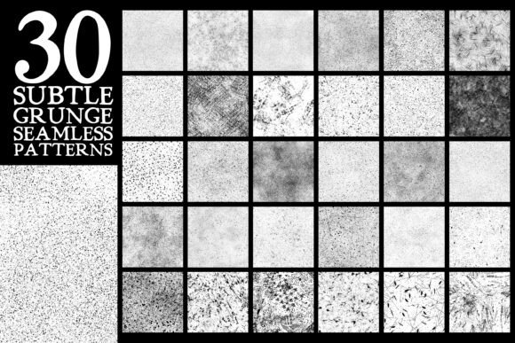 Elevating Digital Aesthetics: The Strategic Role of 30 Seamless Subtle Grunge Patterns in Professional Design Workflows