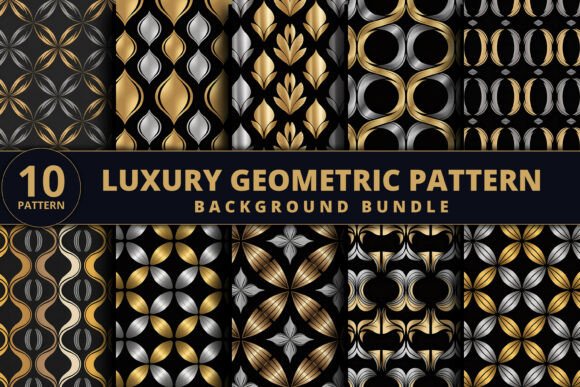 Luxury Geometric Seamless Patterns
