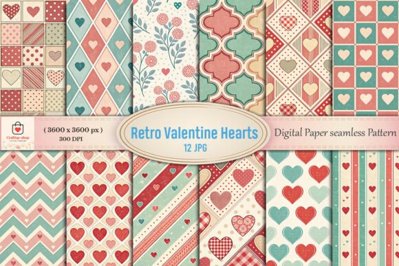Retro Valentine Hearts Seamless Patterns: A Practical Guide to Choosing and Using Vintage Love Digital Paper