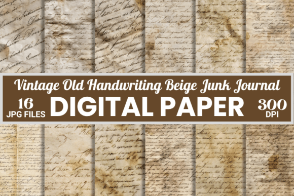 Reviving Nostalgia: The Ultimate Guide to Vintage Handwriting Beige Junk Patterns and French Letter Overlays