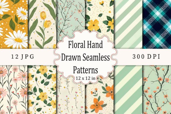 The Art of Floral Hand Drawn Seamless Patterns: A Comprehensive Guide to Digital Assets and Creative Application